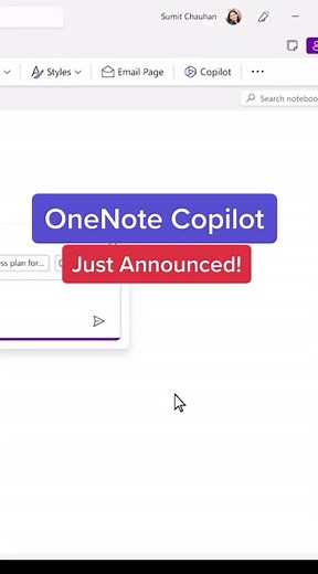 Introducing OneNote Copilot: Your AI Sidekick for Productivity