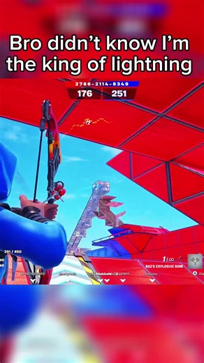 No look shot btw in Fortnite red vs blue #fortnite #fortniteclips
