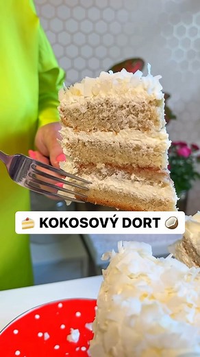 42K views · 3.7K reactions | 便 KOKOSOVÝ DORT ❤️ #recept pošlete všem, kdo miluje kokos!  Je to úplná dekadence  | Mirka van Gils Slavíková | Facebook