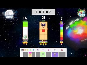 Numberblocks World | Multiply by 7 and Learn Math Easily | 7 Times Table Made Simple
