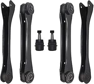 Detroit Axle - Front Upper & Lower Control Arms w/Upper Ball Joints Replacement for 1993 1994 1995 1996 1997 1998 Jeep Grand Cherokee