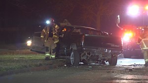 About 300 people were left without power after a truck left the roadway and struck a utility pole on West Tidwell near Rosslyn. The truck then came to rest partially on a median. At least one person was transported to a hospital, but their condition is unknown at this time. | Houston Stringer