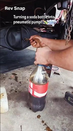 Genius DIY Differential Oil Pump Hack! 🤯 #shorts #mechanic