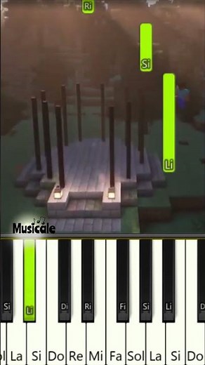 Minecraft Theme - Piano Tutorial #shorts