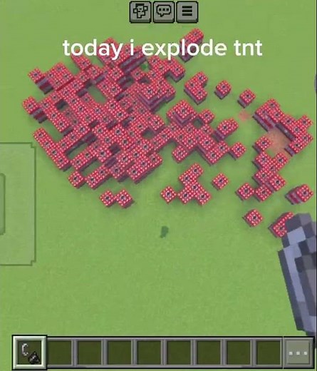 i explode tnt #minecraft #tnt #funny