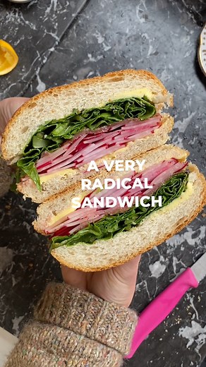 When we first saw this radish sandwich by CafeHailee it blew our...