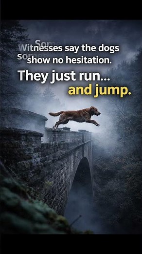The Bridge Where Dogs Keep Jumping… #shorts #history #mystery