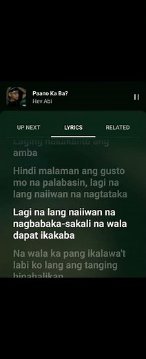 Paano Ka Ba? - Hev Abi #lyrics #music #applemusic #lypsync #paanokaba