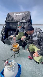 Took the Clam Outdoors squad out for some late ice photoshoot fun!! We put a lot of fish topside, captured some awesome content, and of course had to have an on-ice fish fry!! Good times, with good people!! 👊 #icefishing #icefish #guidelife #gofish #catchfish #clamoutdoors #photoshoot #fishfry #lunch #onice #goodtimes | Matt Johnson Outdoors