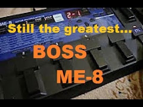 Boss ME-8 multi effects pedal demo. IGNORE THE SOCKS :/