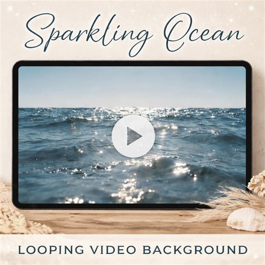 Ocean Waves Looping Video Background | Calming Sea Waves, Animated Background | Seamless Loop for Relaxing Scenes, Streams, VJ - Etsy Canada