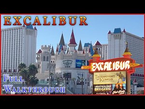 Excalibur Las Vegas Full Walkthrough | Resort Tower King Room | Pool | Gym