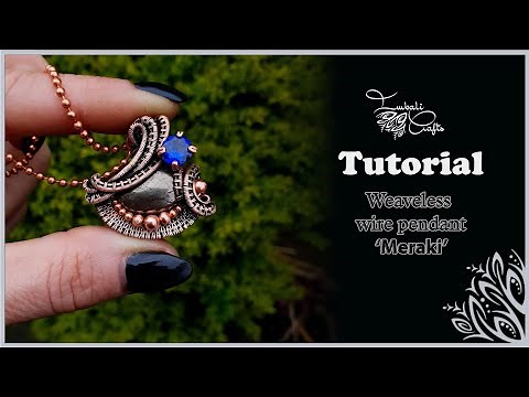 Wire weave pendant tutorial - Meraki