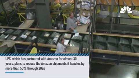 UPS to cut 20,000 jobs as it reduces Amazon shipments