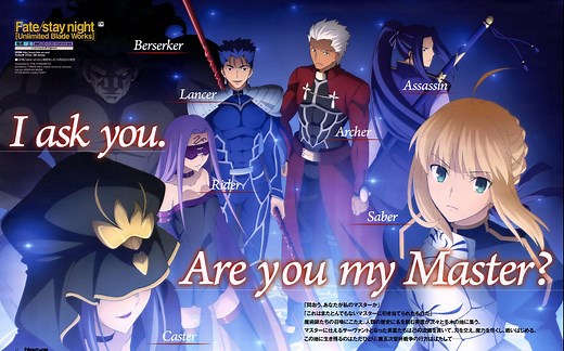 【盘点向】fate系列各个版本动画的画风、画面变化~