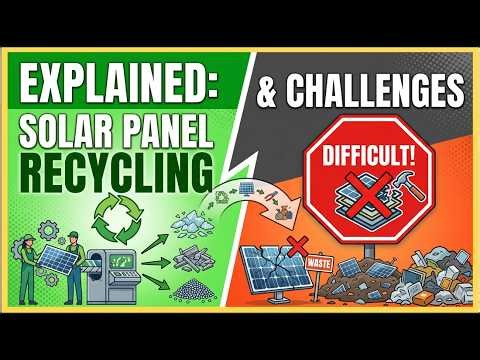 Explained : Solar Panel Recycling & Challenges.