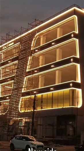 ACP Installation Work | Modern Exterior Design | Aluminum Composite Panel Work#short