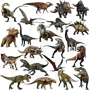 Dinosaur Cupcake Toppers 48Pcs Dinosaur Birthday Party Cupcake Picks Dinosaur Cake Picks Rex Roar Party Decoration for Dino Theme Baby Shower Supplies