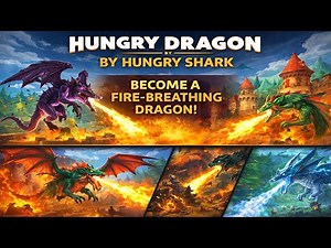 Hungry Dragon Gameplay – Flying, Burning & Eating Everything 🔥🐉