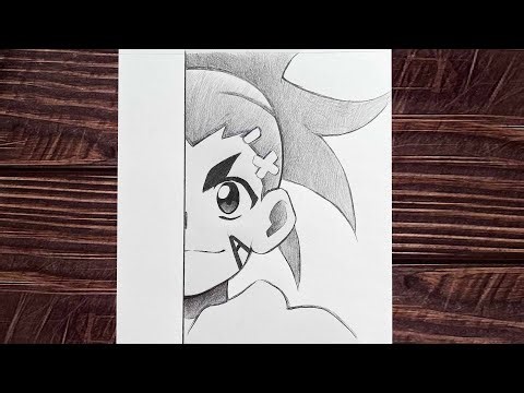 How to draw Aiger Akabane - [Beyblade] | Easy to draw