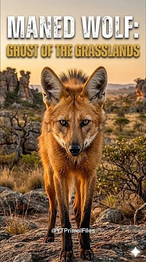 The MANED WOLF: The GHOST of the GRASSLANDS