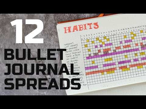 12 Bullet Journal Ideas to Organize Your Life
