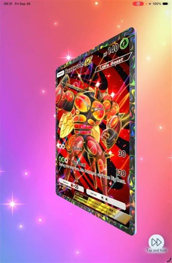 Pulled buzzwole ex 2 star gold card from extradimensional Crisis set of #pokemontcgpocket