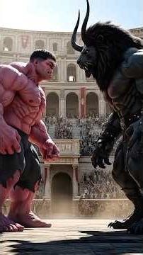 HULK VS BLACK LION EPIC BATTLE 🤯#Hulk #hulkvideos #hulkaistory #hulkshorts #aivideo #pinkhulk