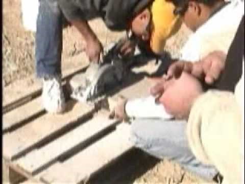 Cast Stone Cutting - Dry Cutting Technique - Stone Legends Installation Video