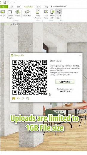 pCon.planner 8.9 | Share Content via QR-code without LOGIN #shorts #pcon #planner #qrcode #design