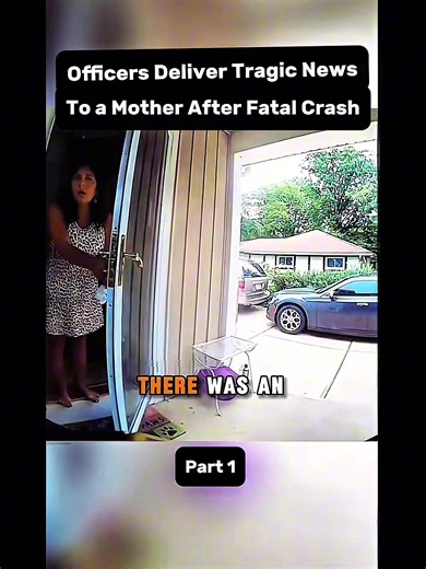 This video shows police officers delivering a death notification following a traffic collision. Shared for educational and informational purposes, highlighting the human side of law enforcement. Viewer discretion advised. #bodyfootage #lawenforcement #publicrecord #education #news
