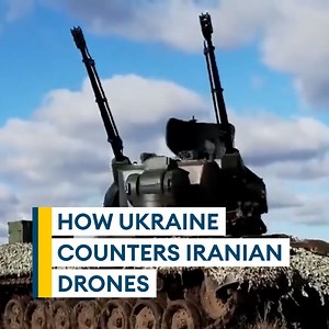 21K views · 303 reactions | What anti-aircraft gun are Ukrainian troops using to shoot down Russian drones? Ukraine has been using German-made Gepard guns to take down Russia's relatively simple Shahed-316 drones. Find out more about how both these weapons work here  | Forces News | Facebook