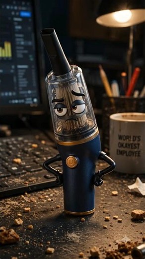 This Tiny Vacuum Judged My Entire Desk Setup 💀
