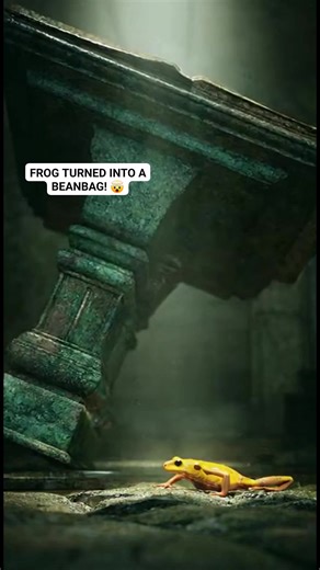 🐸 SHOCKING Transformation: The ULTIMATE Frog Turns into a Living Golden Beanbag! URGENT Fantasy Luxury! #Surreal #MagicFrog #UnbelievableWitness the UNBELIEVABLE act of amphibian luxury! This shocking, cinematic footage, set in the ruins of an ancient European temple, captures a golden frog undergoing an ultimate, magical transformation: liquifying into a perfect, plush chaise lounge for its friend! The bizarre comfort found amidst the ruins is truly inspiring absurdity. The first 2 lines hooke