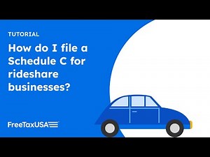 How to file a Schedule C for Uber, Lyft and other rideshare businesses