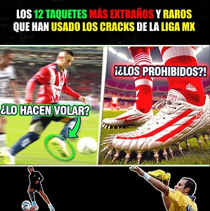 1.4M views · 37K reactions | Los 12 TAQUETES MÁS EXTRAÑOS y RAROS QUE HAN USADO LOS CRACKS DE LA Liga MX #chivas #america #taquetes #zapatos | La Gambeta México | Facebook
