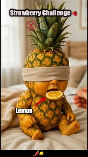 Blindfold Challenge 🍍 Can He Identify It?