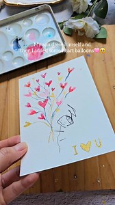 13K views · 159 reactions | A nice watercolor card activity with your child 殺 | Joly Poa Watercolorist | Facebook