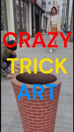 Crazy Trick Art 🎨🤯【AI動画】