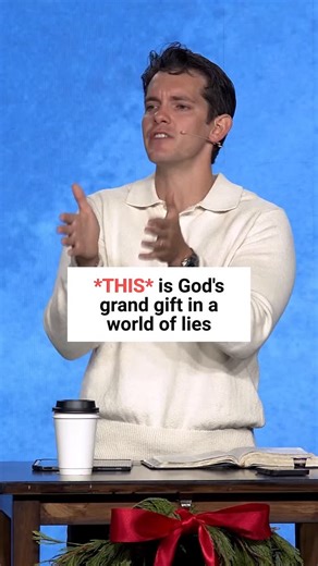 Dial In with Jonny Ardavanis on Instagram: "God’s grand gift to the world (and to you). From @jonnyardavanis latest sermon at @stonebridgebible entitled, “The God Who Speaks” from John 14:25-26 | you can listen to the full sermon on the Stonebridge Bible Church YouTube channel!"