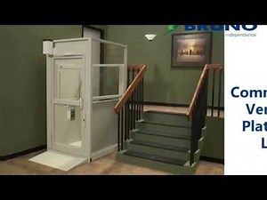 Bruno Commercial Vertical Platform Wheelchair Lift