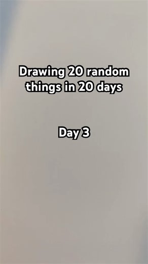 Drawing 20 random things in 20 days *part 3* ⊹⁺⸜(ᐡ⸝ɞ̴̶̷ ·̮ ɞ̴̶̷⸝ᐡ)⸝⁺⊹