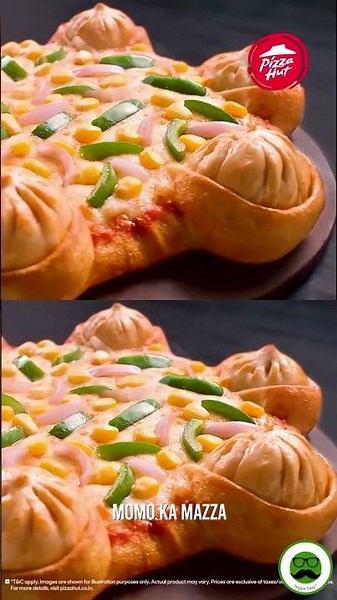 Pizza Momo at Baozi Momo Rohini | Delhi Street Food Veggie Paaji #foodshorts