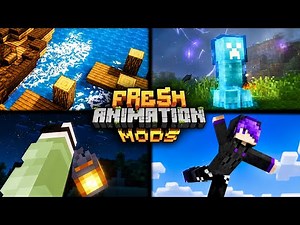 I Made Minecraft 100% Realistic with Fresh Animation Mods! 😱