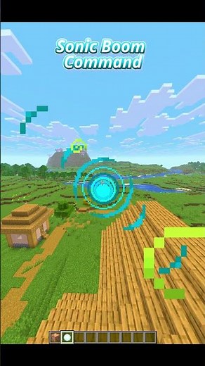 Sonic Boom Command | Minecarft secret Command | #minecraft #minecraftcommands #4k #new