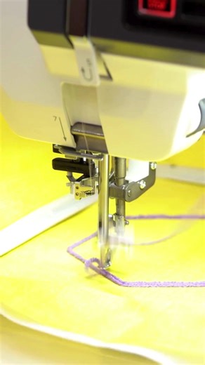 4.8K views · 51 reactions | Have you tried Yarn Couching in the Embroidery Mode of your machine? Add fun design details to your projects using this Yarn Couching technique! | Janome Sewing Machines | Facebook