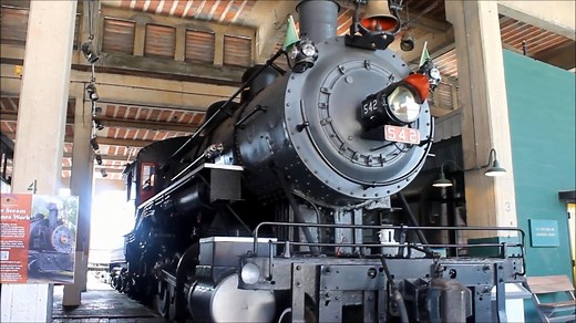 Ninety-five years ago today, December 2, 1924, the Bob Julian Roundhouse at the Spencer Shops Southern Railway Repair Facility opened. The structure replaced a smaller 15-stall roundhouse that had been built in 1896. The new building was more than twice the size, with 37 work bays for repairing and servicing Southern Railway’s growing number of locomotives. Southern officials announced the project in February 1924, and construction began almost immediately. In addition to the roundhouse, a new t