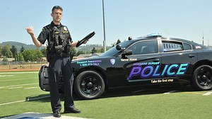 Tricked-out police cruiser promotes suicide prevention in Newberg-Dundee