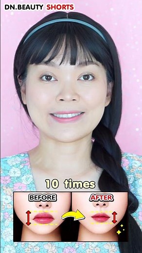 KOREAN SLIM LIPS EXERCISE AT HOME | REDUCE LIP SIZE, FAT LIPS TO SLIM LIPS NATURALLY