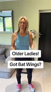 Blast your bat wings with these 3 simple arm exercises! #Fitness #weightloss #loseweight #menopause #exercise #over40 #health #batwings | Coach Fario